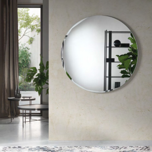 Runder Spiegel mit Seitenschliff D120 cm HARA