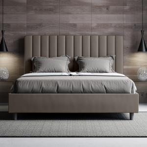 Agueda bed 160x190 with cappuccino base